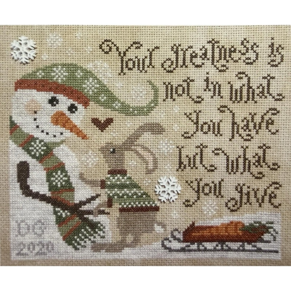 Silver Creek Samplers Give Greatly Cross Stitch Kit
